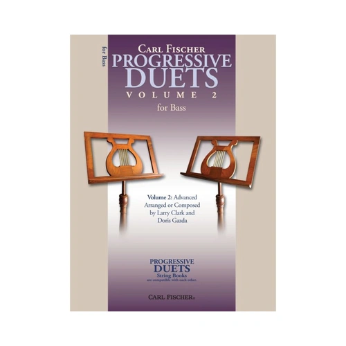 Progressive Duets Vol 2 for Double Bass by Carl Fischer, 48 pages