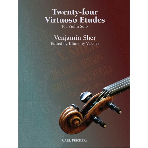 Virtuoso Etudes 24 Ed Veksler Violin Solo Book