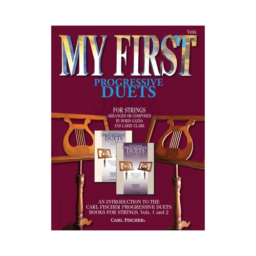 My First Progressive Duets for 2 Violas by Carl Fischer, 32 Pages