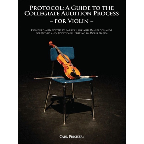 Protocol Guide To Audition Process Violin Book