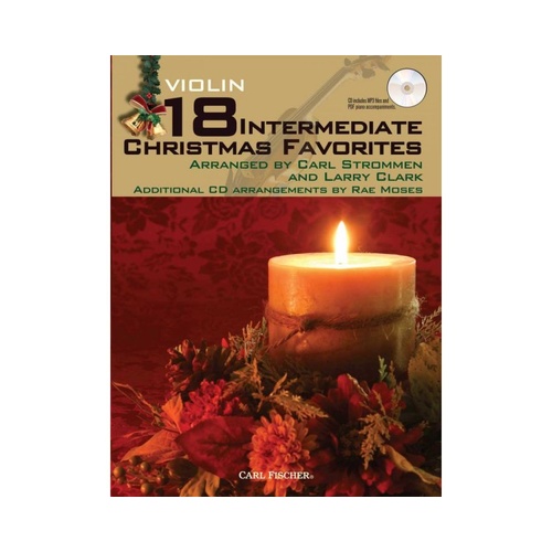 18 Intermediate Christmas Favorites Violin Book with CD