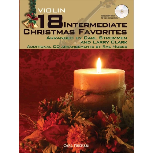 18 Intermediate Christmas Favorites for Violin with CD - Fischer