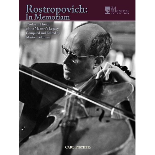 Rostropovich In Memorium Cello/Piano (Softcover Book)