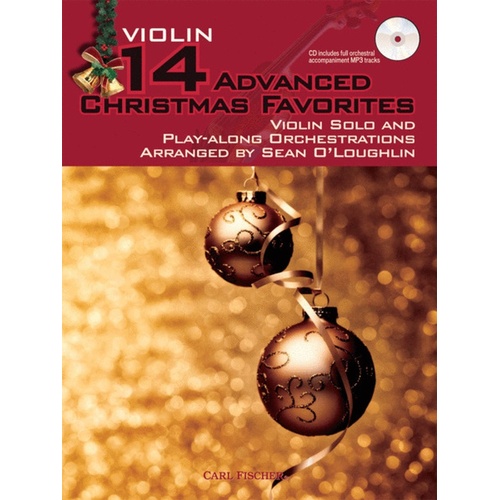 14 Advanced Christmas Favorites Violin Book/CD Book