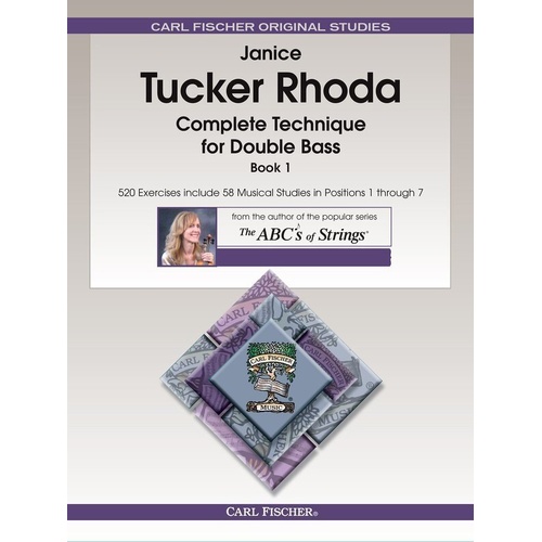Complete Technique for Double Bass, Book 1 by Janice Tucker Rhoda