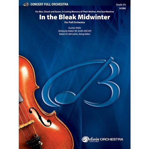 In The Bleak Midwinter FO Gr 3.5 Conductor Score - Full Orchestra Sheet Music