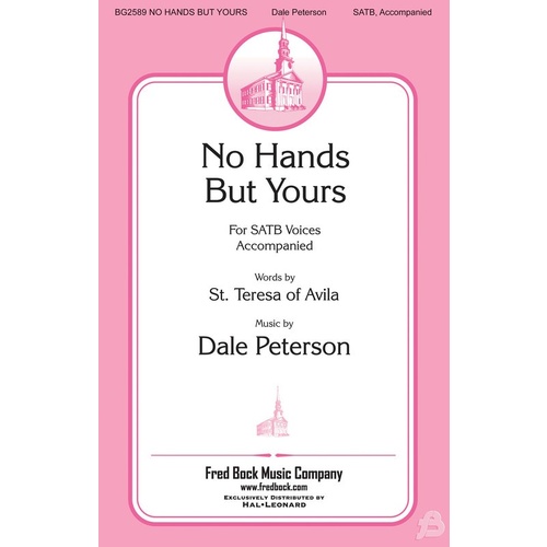 No Hands But Yours SATB Book