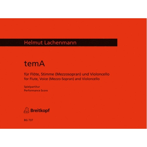 Tema Mezzo Soprano Flute Cello Book