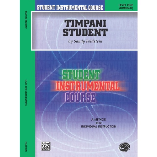 Timpani Student 1 Percussion Sheet Music