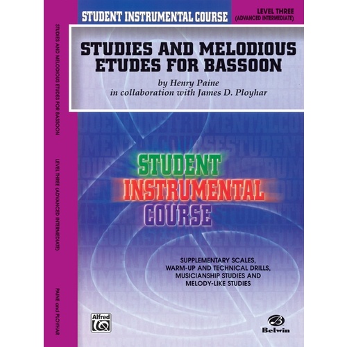 Studies and Etudes for Bassoon 3