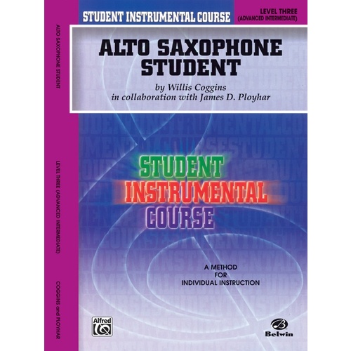 Alto Sax Student Book 3 Updated