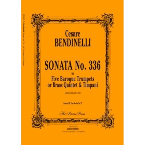 Sonata No 336 Arr Tarr Trumpet Quintet Book