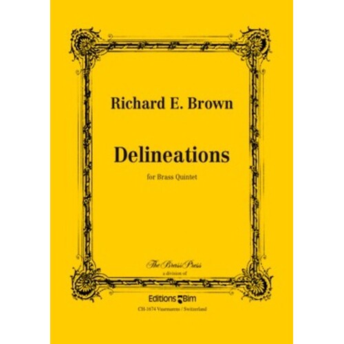 Delineations For Brass Quintet Book