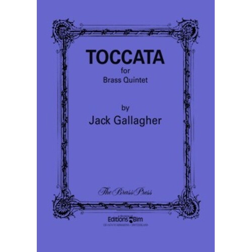 Toccata For Brass Quintet Book