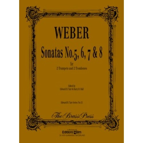 Sonatas Nos 5 To 8 For 2 Trumpet Trombone Book