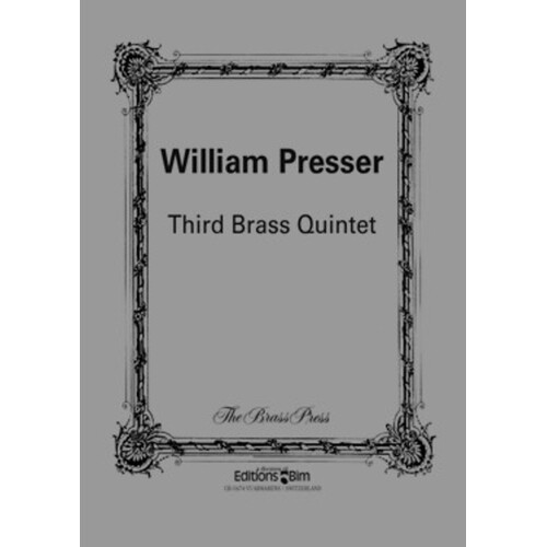 Third Brass Quintet Book