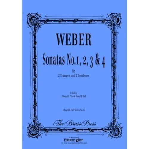 Sonatas Nos 1 To 4 For 2 Trumpet 2 Trombone Book