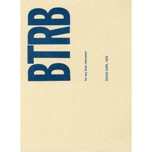 Btrombone (Theater Piece) For Any Brass Instrument Book