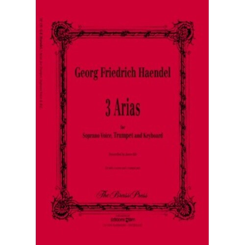 Arias 3 Soprano Voice Trumpet/Piano Book