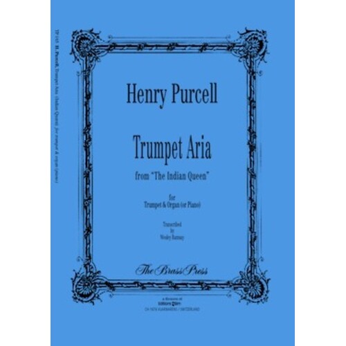 Trumpet Aria From The Indian Queen Trumpet Piano Book