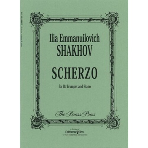 Scherzo B Flat Ed Winick Trumpet Piano Book