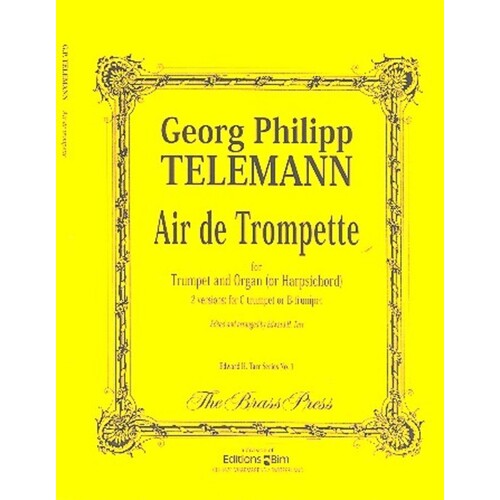 Air De Trumpet Trumpet And Org Book