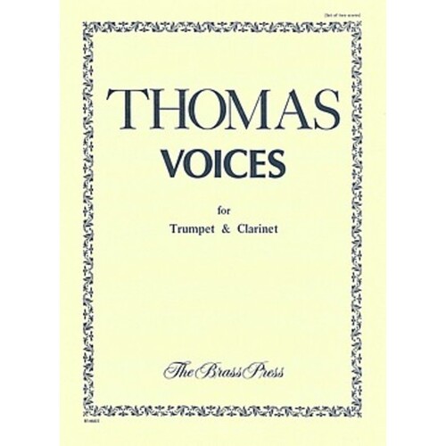 Voices For Trumpet And Clarinet Book
