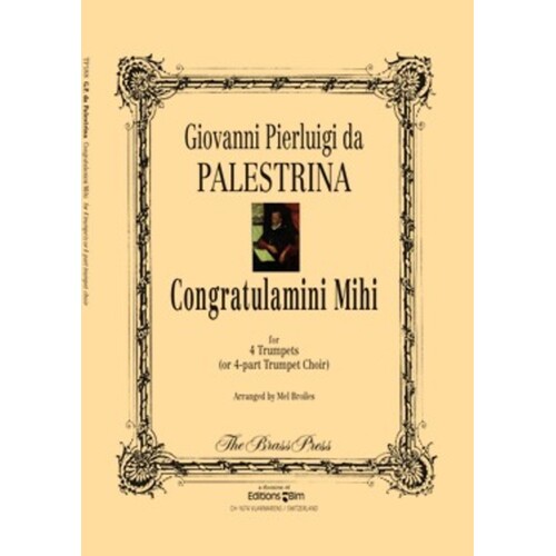 Congratulamini Mihi Ed Broiles Trumpet Quartet Book