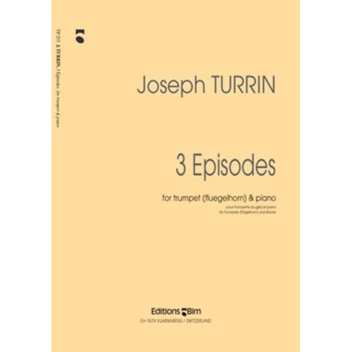 Turrin - 3 Episodes for Trumpet and Piano