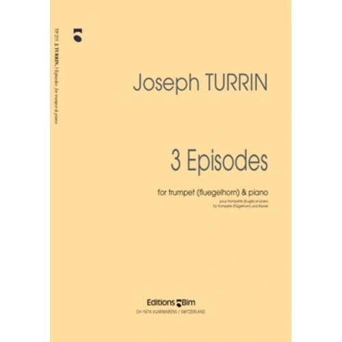 Turrin - 3 Episodes for Trumpet and Piano