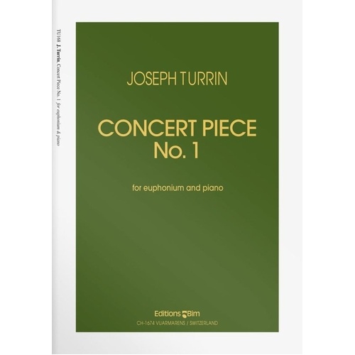 Turrin - Concert Piece No 1 for Euphonium and Piano