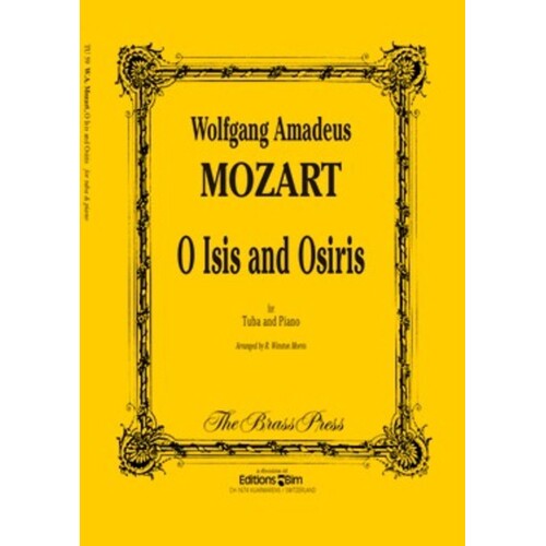 O Isis And Osiris Tuba Piano Book