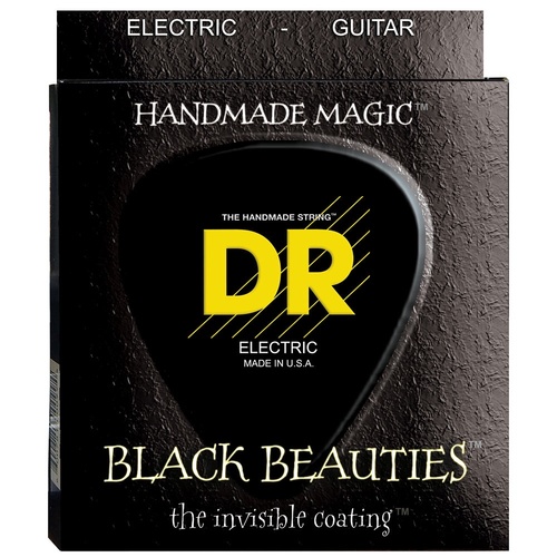 DR Strings BLACK BEAUTIES Coated Heavy 7-String Electric Guitar Strings 11-60