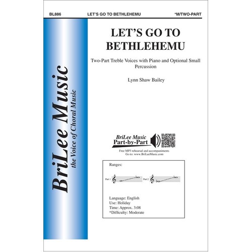 Lets Go To Bethlehemu 2 Part (Octavo) Book