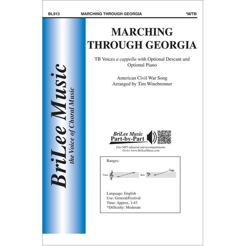 Marching Through Georgia Tb A Cappella (Octavo) Book