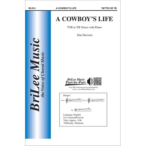 A Cowboys Life Tb/Ttb (Octavo) Book
