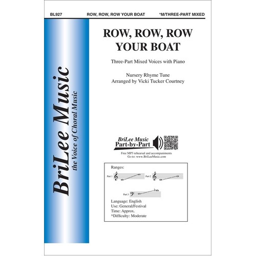 Row Row Row Your Boat 3 Part Mixed (Octavo) Book