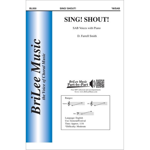 Sing! Shout! Sab (Octavo) Book