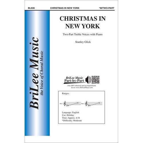 Christmas In New York 2 Part Treble (Octavo) Book