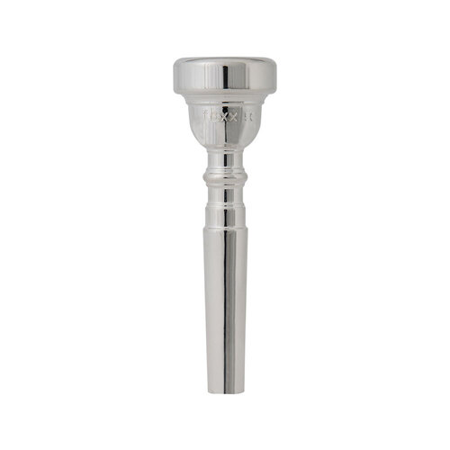 Faxx Trumpet Mouthpiece 5C - Medium Cup Diameter, Medium Wide Rim, Double Silver Plated, Precision Made in Germany