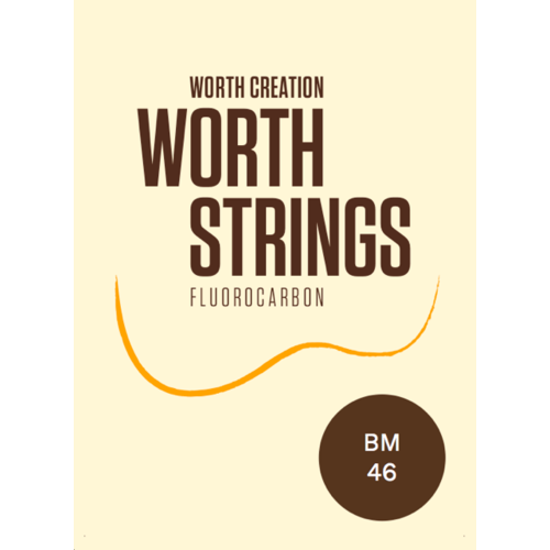 Worth Brown Medium Soprano / Concert Ukulele Ukulele Strings - 2 Restrings Per Packet