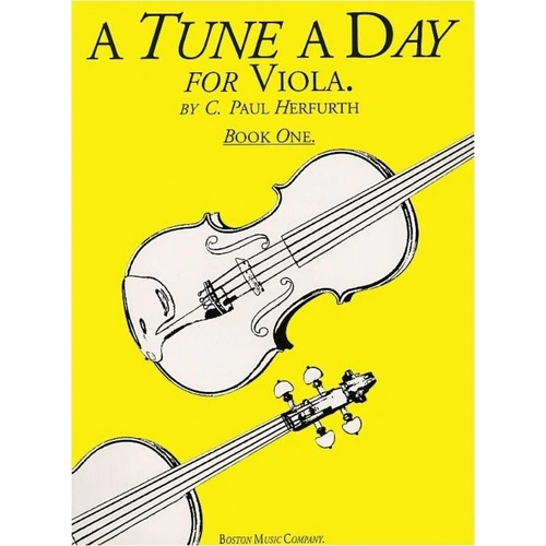 A Tune A Day for Viola Book 1 - 40 Pages - Boston Music