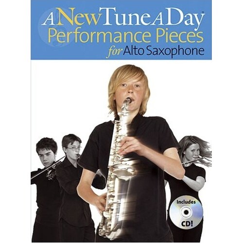 A New Tune A Day Performance Pieces Alto Sax Softcover Book/CD