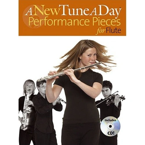 A New Tune A Day Performance Pieces for Flute Book with Accompaniments