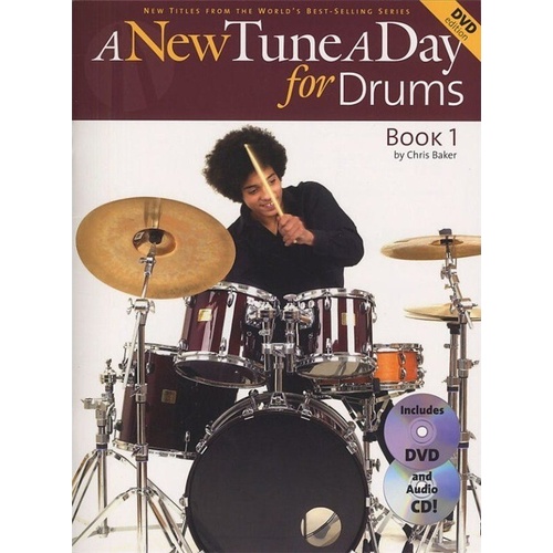 A New Tune A Day Drums Book 1 with CD/DVD