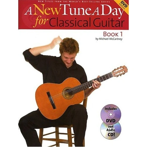 A New Tune A Day Classical Guitar Book 1 with CD/DVD
