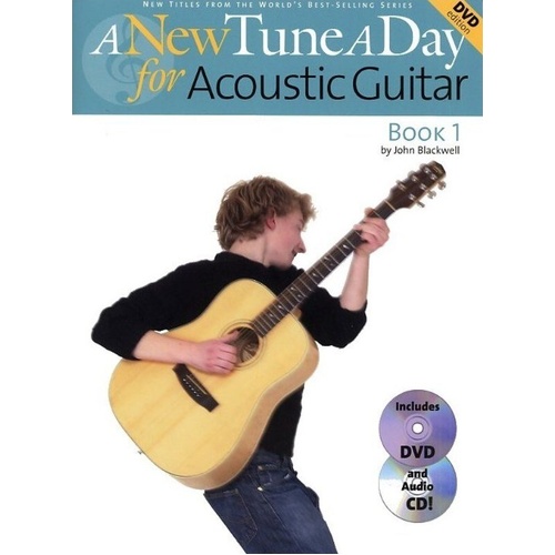 A New Tune A Day Acoustic Guitar Book 1 with BK/CD/DVD