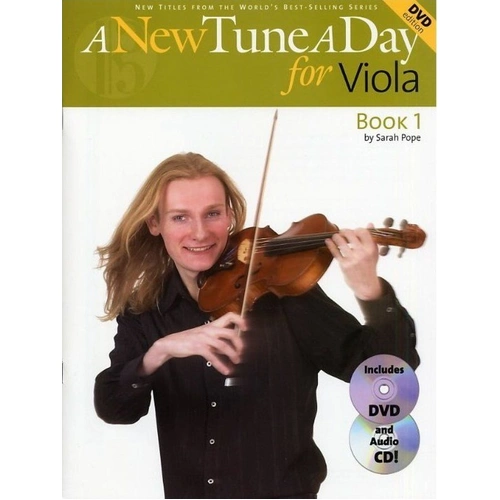 A New Tune A Day Viola Book 1 with CD/DVD - 48 Pages, Music Lessons, Technique, Posture, Diagrams, Explanatory Pages, Progress Tests