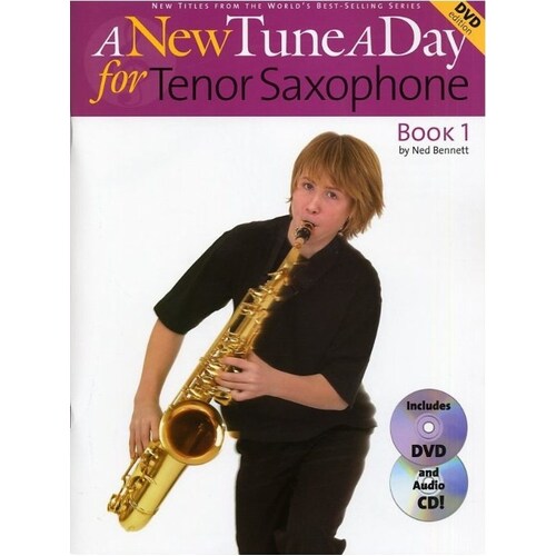 A New Tune A Day Tenor Sax Book 1 Book/CD/DVD Book
