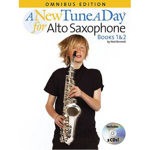 A New Tune A Day Alto Sax Books 1 And 2 Omnibus Softcover Book/CD